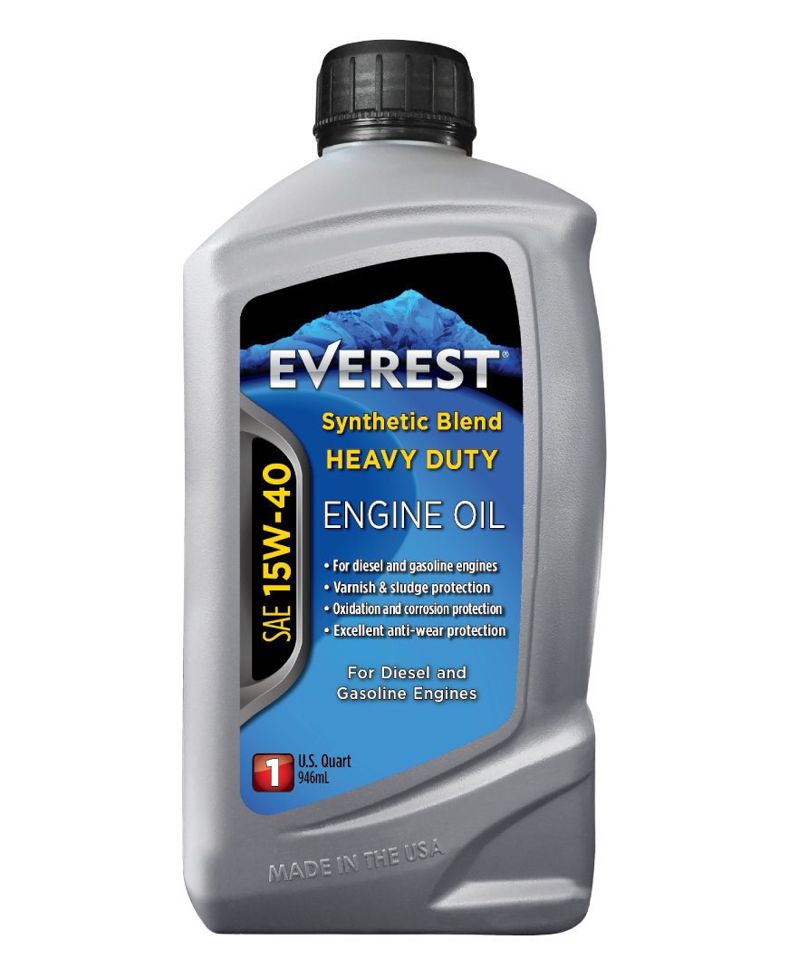 Everest Extreme-Duty Synthetic Blend 15W-40 CI-4 Engine Oil